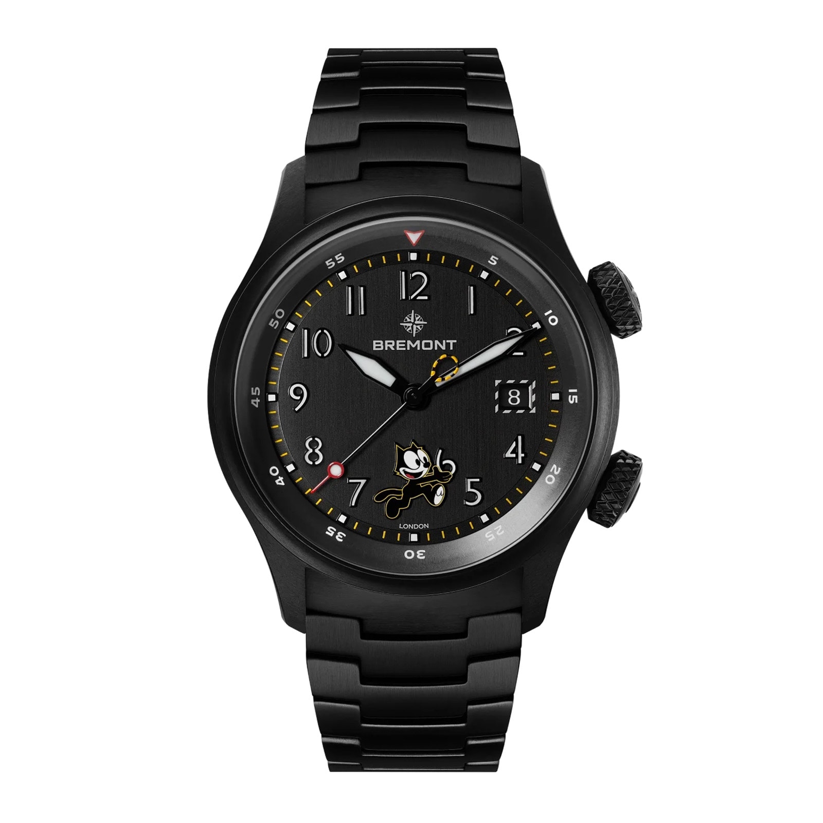 Bremont Altitude MB Meteor 'Felix the Cat' Titanium Limited Edition 42.5mm Mens Watch Black Dial Bremont Altitude MB Meteor 'Felix the Cat' Titanium Limited Edition 42.5mm Mens Watch Black Dial