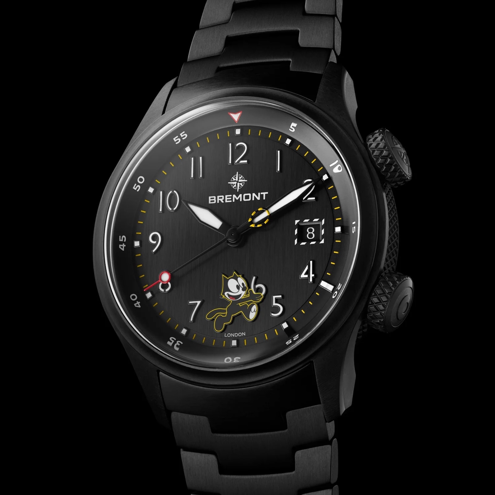 Bremont Altitude MB Meteor 'Felix the Cat' Titanium Limited Edition 42.5mm Mens Watch Black Dial