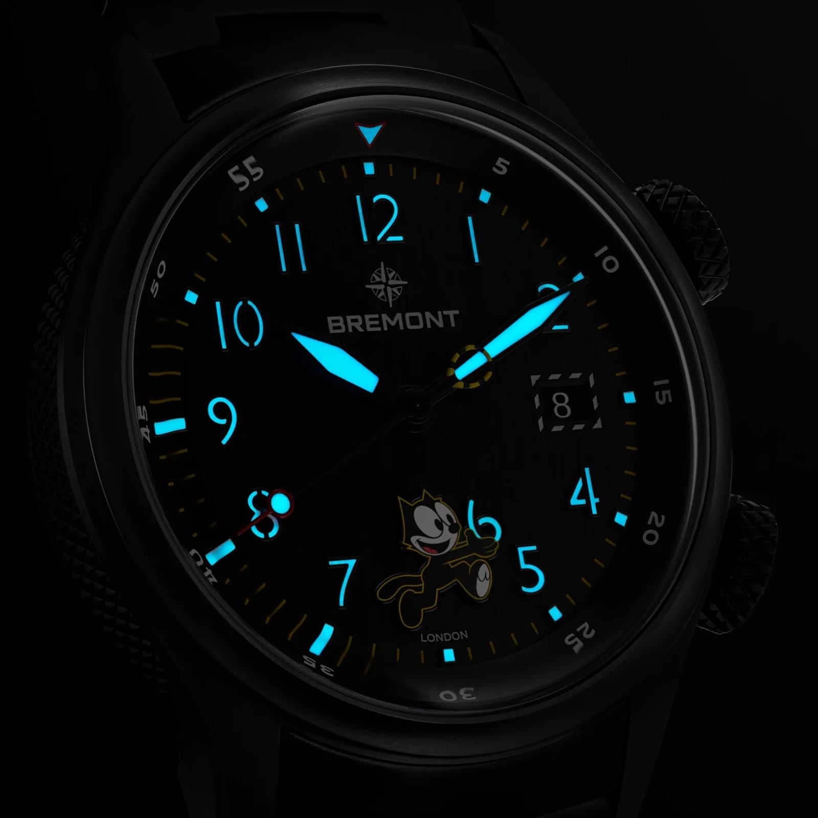 Bremont Altitude MB Meteor 'Felix the Cat' Titanium Limited Edition 42.5mm Mens Watch Black Dial