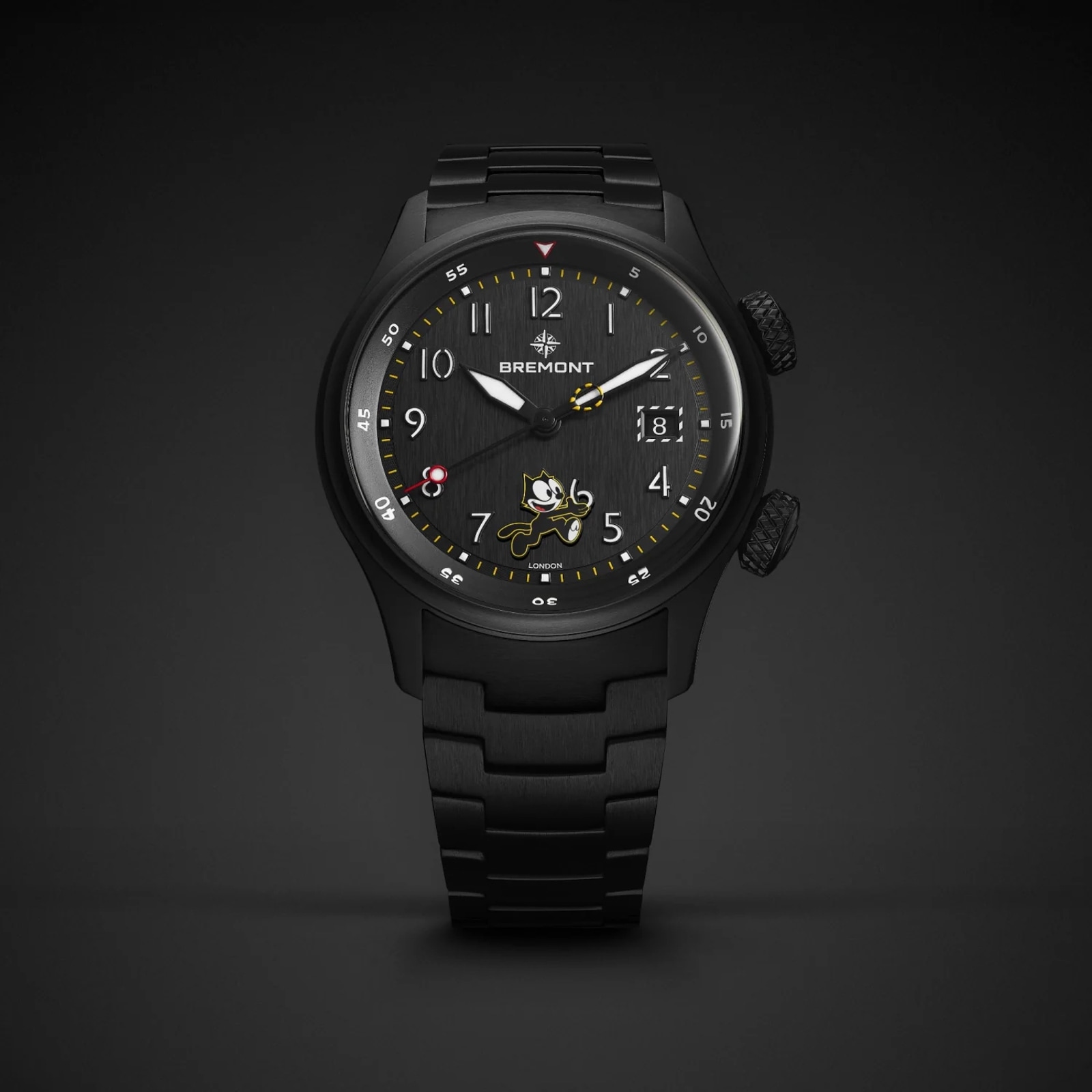 Bremont Altitude MB Meteor 'Felix the Cat' Titanium Limited Edition 42.5mm Mens Watch Black Dial