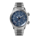 Bremont Altitude MB Meteor 42mm Mens Watch Blue Dial Titanium Barrel Bracelet
