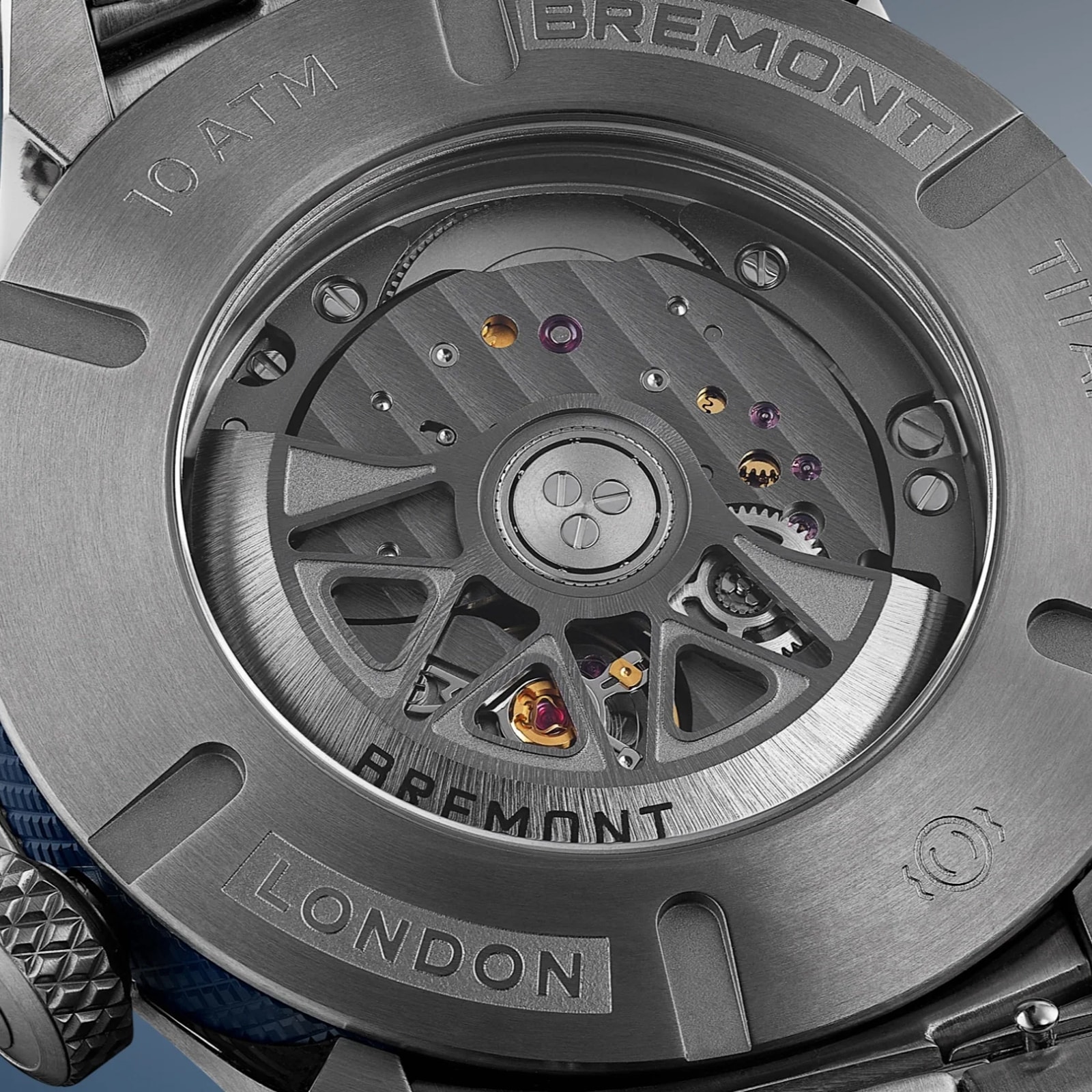 Bremont Altitude MB Meteor 42mm Mens Watch Blue Dial Titanium Barrel Bracelet