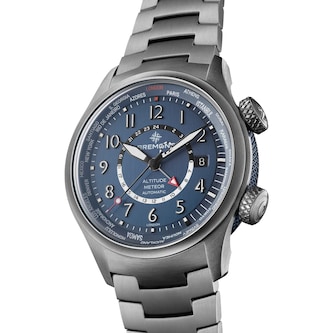 Bremont Altitude MB Meteor Time Zones 42mm Mens Watch Blue Dial Titanium Bracelet Bremont Altitude MB Meteor Time Zones 42mm Mens Watch Blue Dial Titanium Bracelet