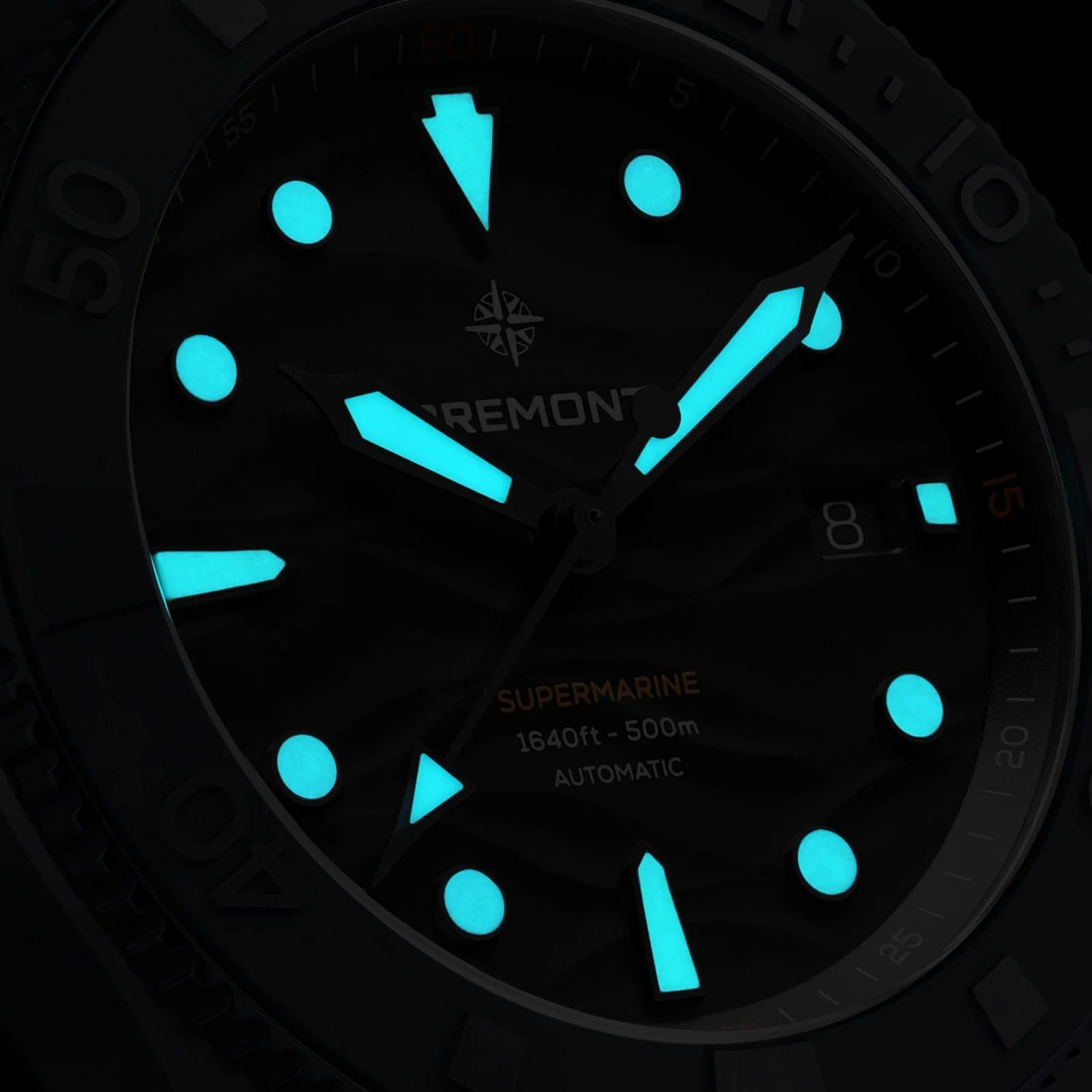 Bremont Supermarine Full Ceramic Deep Blue Limited Edition 43mm Mens Watch Black Dial Leather Strap Bremont Supermarine Full Ceramic Deep Blue Limited Edition 43mm Mens Watch Black Dial Leather Strap