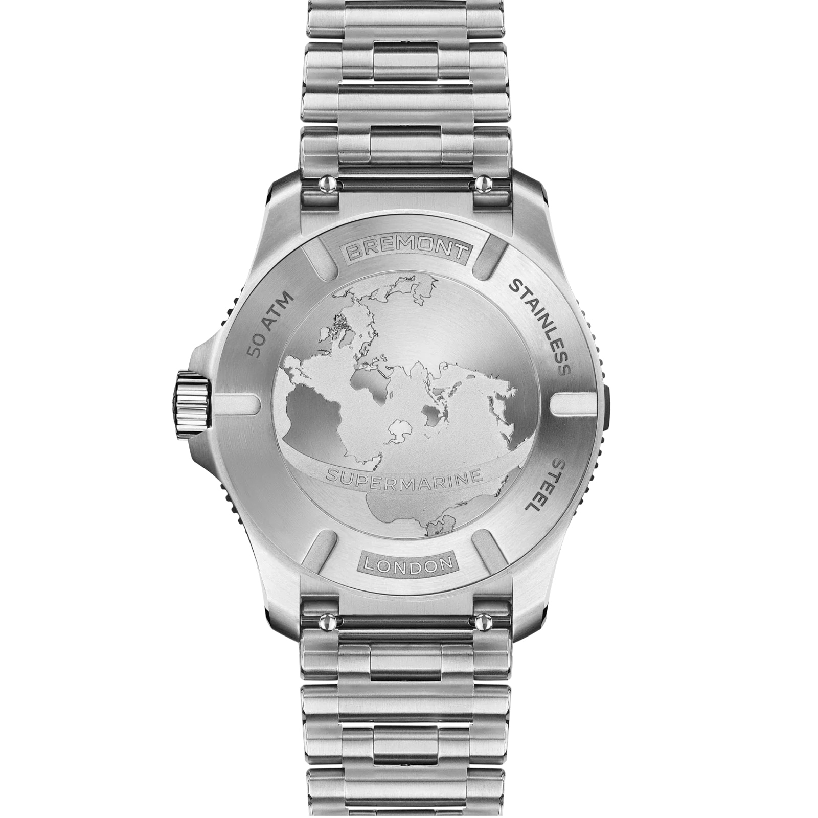 Bremont Supermarine 500m 43mm Mens Watch Polar White Dial Stainless Steel Bracelet Bremont Supermarine 500m 43mm Mens Watch Polar White Dial Stainless Steel Bracelet