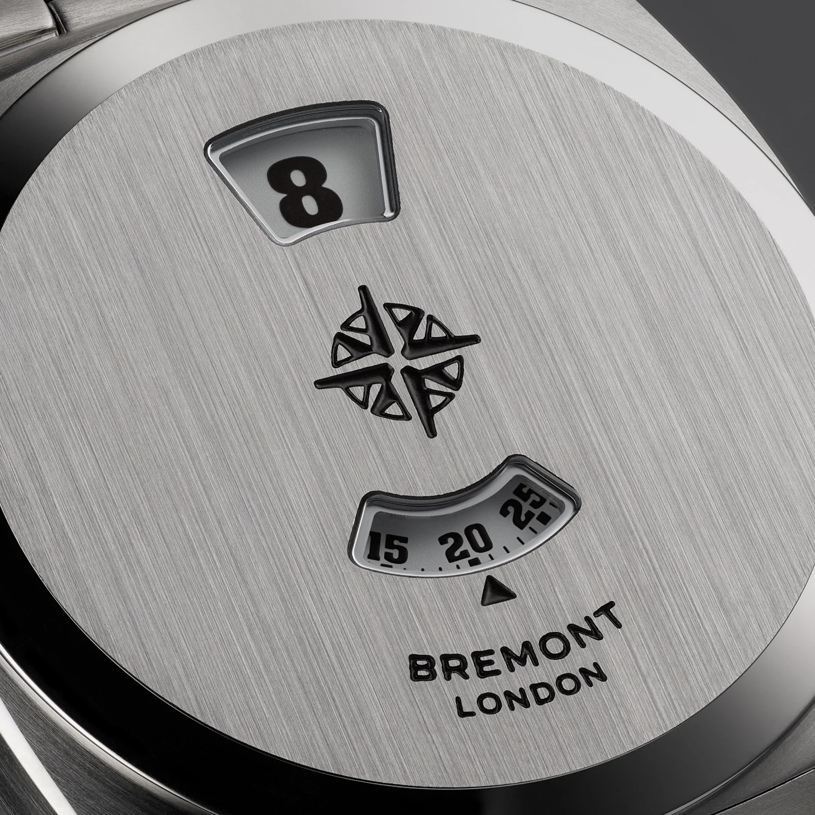 Bremont Terra Nova Jumping Hour 35mm Unisex Watch Stainless Steel Bracelet Bremont Terra Nova Jumping Hour 35mm Unisex Watch Stainless Steel Bracelet