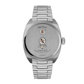 Bremont Terra Nova Jumping Hour 38mm Unisex Watch Stainless Steel Bracelet