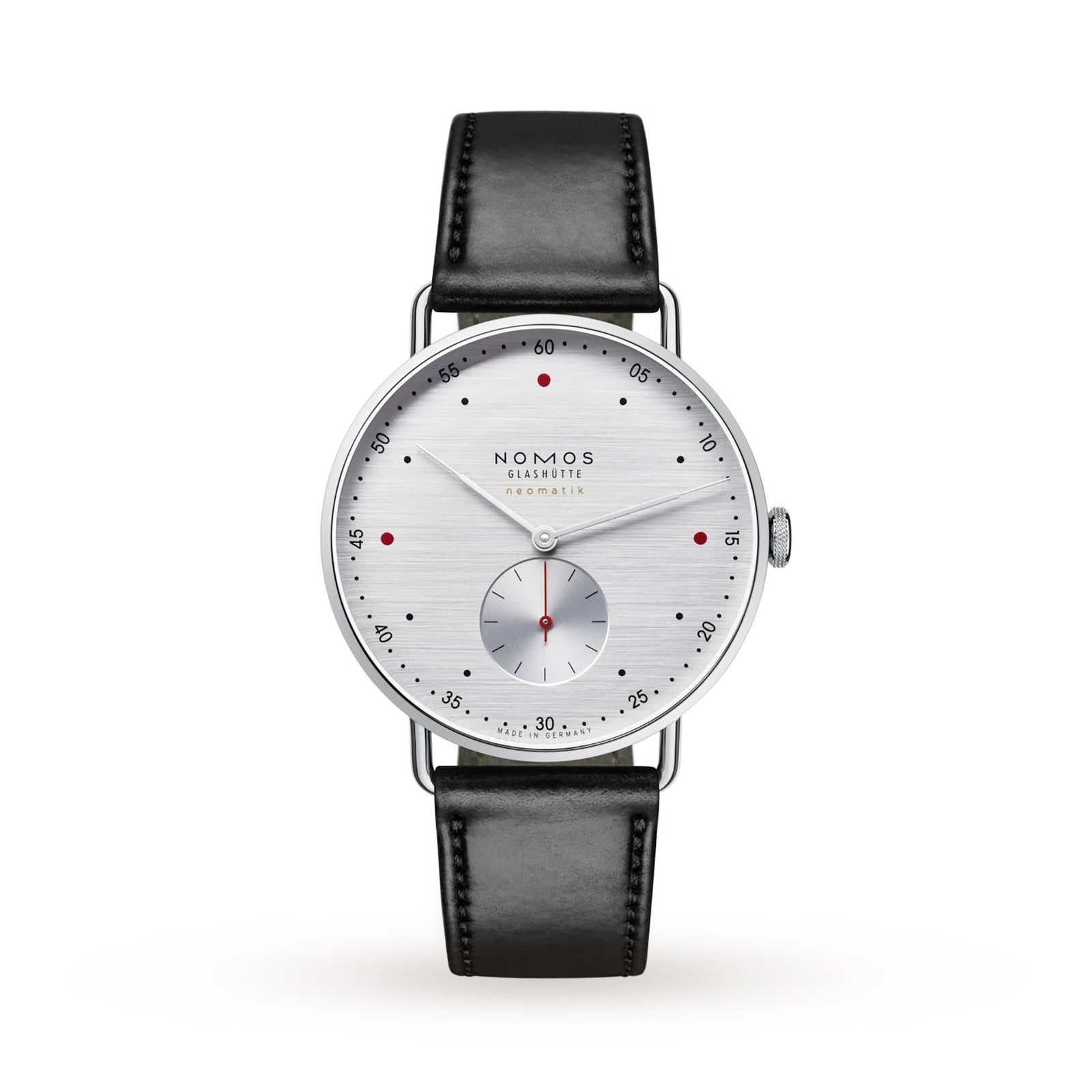 NOMOS Glash tte Metro neomatik 39 Silvercut 1114 Watches Of