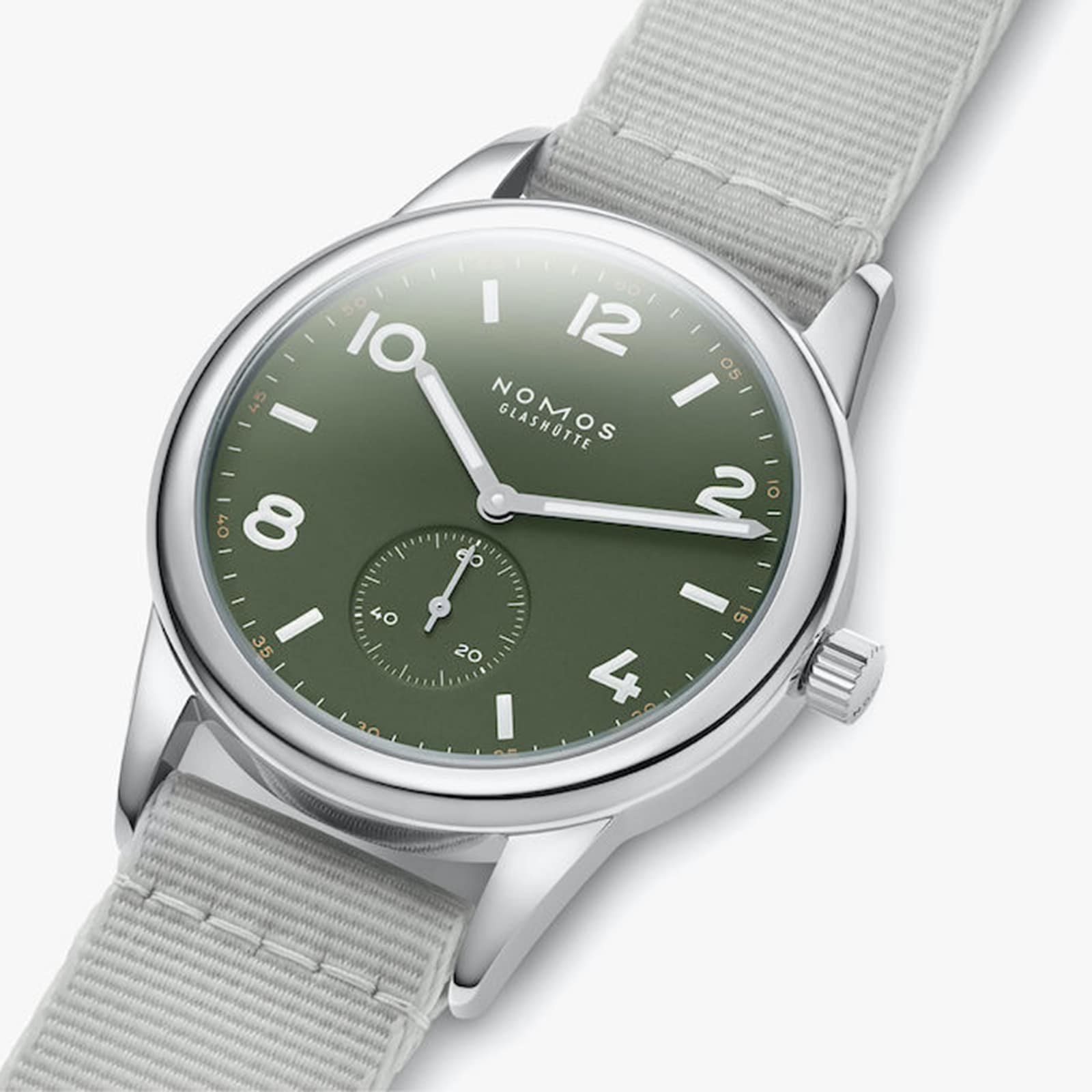 NOMOS Glashutte Club Automatic Olive, Reference 753 NOMOS Glashutte Club Automatic Olive, Reference 753