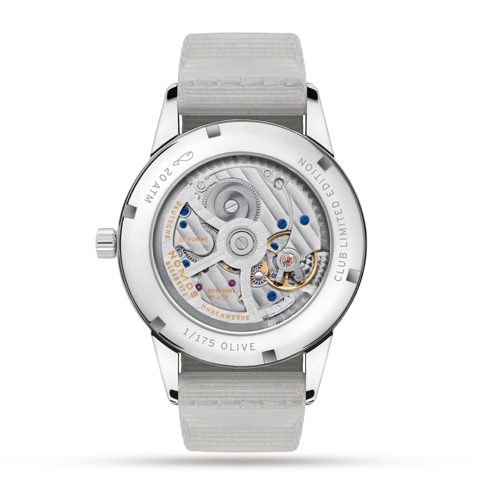 NOMOS Glashutte Club Automatic Olive, Reference 753 NOMOS Glashutte Club Automatic Olive, Reference 753