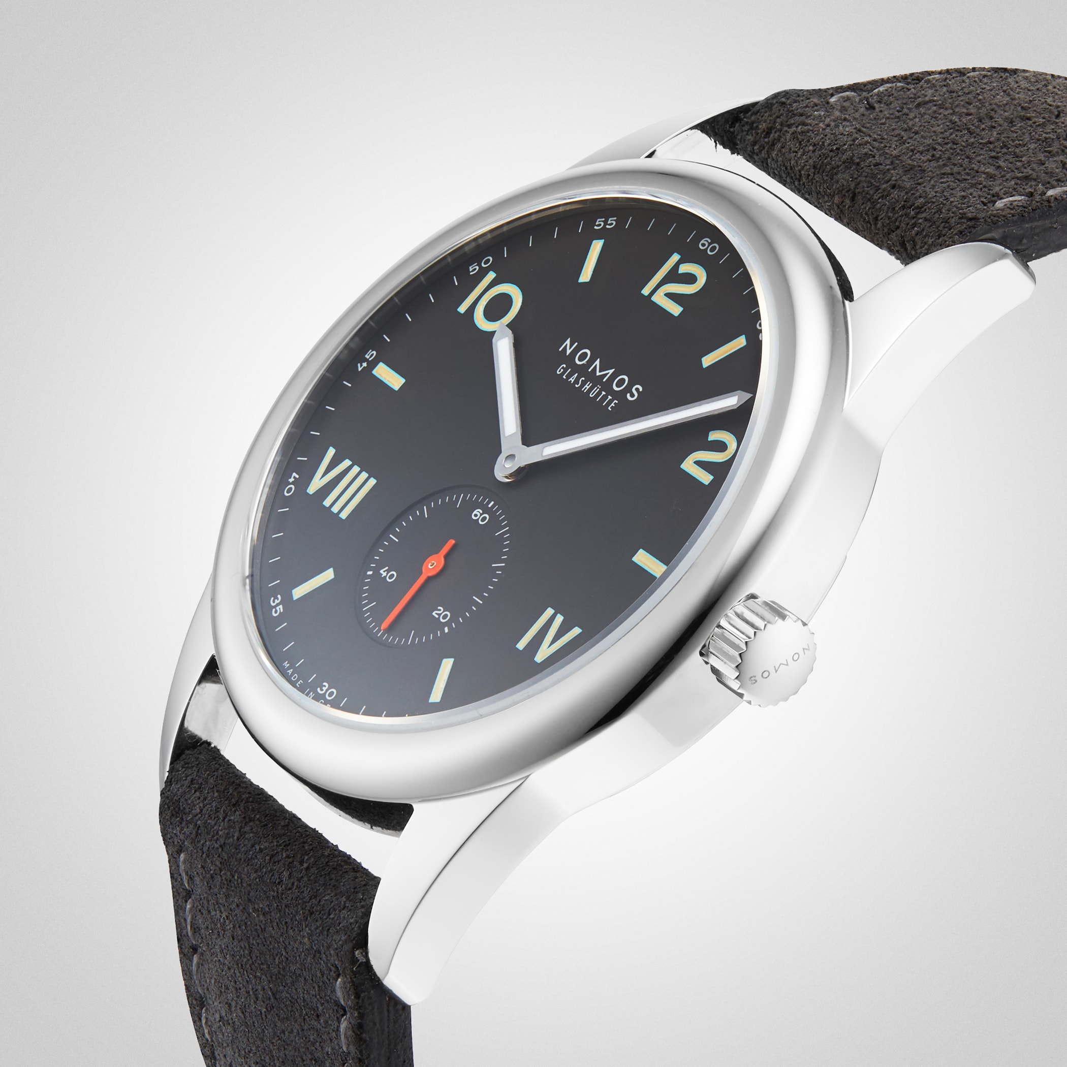 NOMOS Glashutte Club Campus Night 38mm Mens Watch