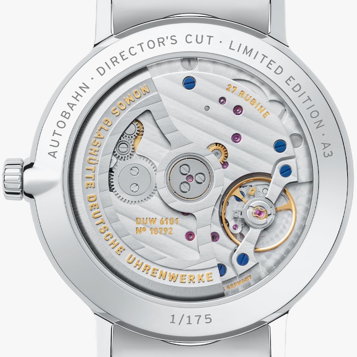 NOMOS Glashutte Autobahn Director's Cut Limited Edition A3 41mm Mens Watch