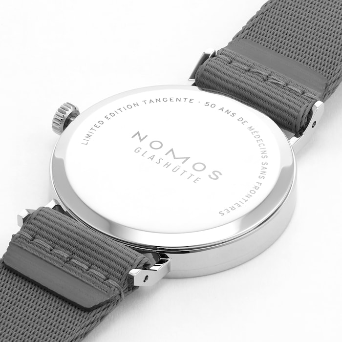 NOMOS Glashutte Limited Edition Tangente 38 - 50 ans de Medecins Sans Frontieres