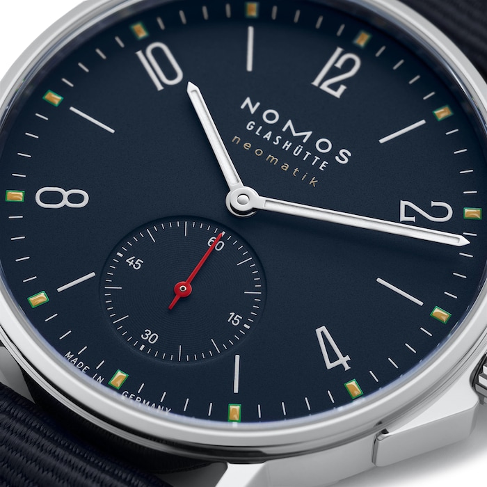 NOMOS Glashutte Ahoi Neomatik Atlantic 36mm Unisex Watch