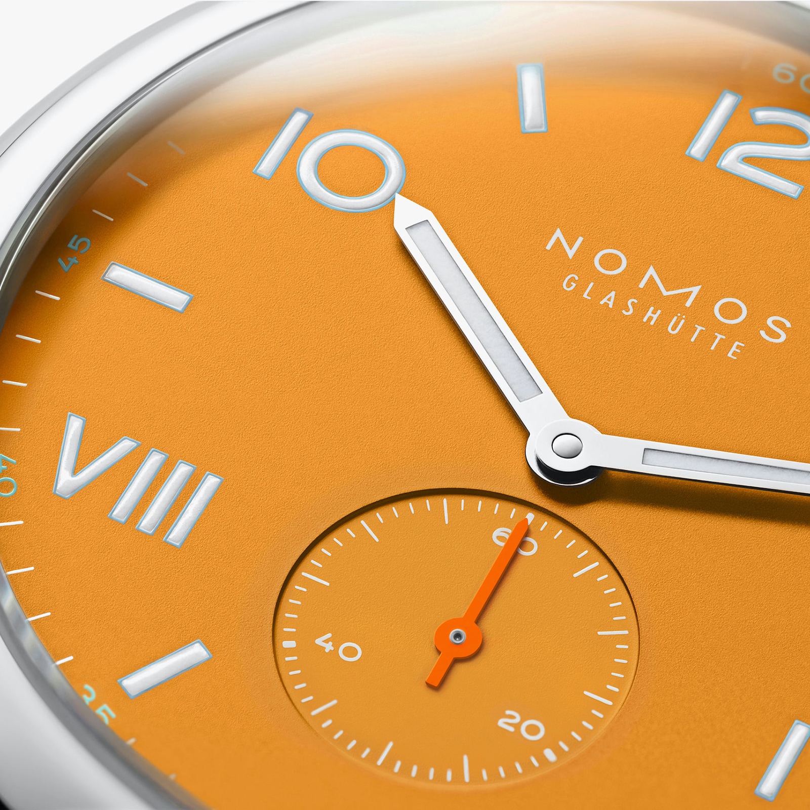 NOMOS Glash tte Club Campus 38 future orange 38.5mm 729 Goldsmiths