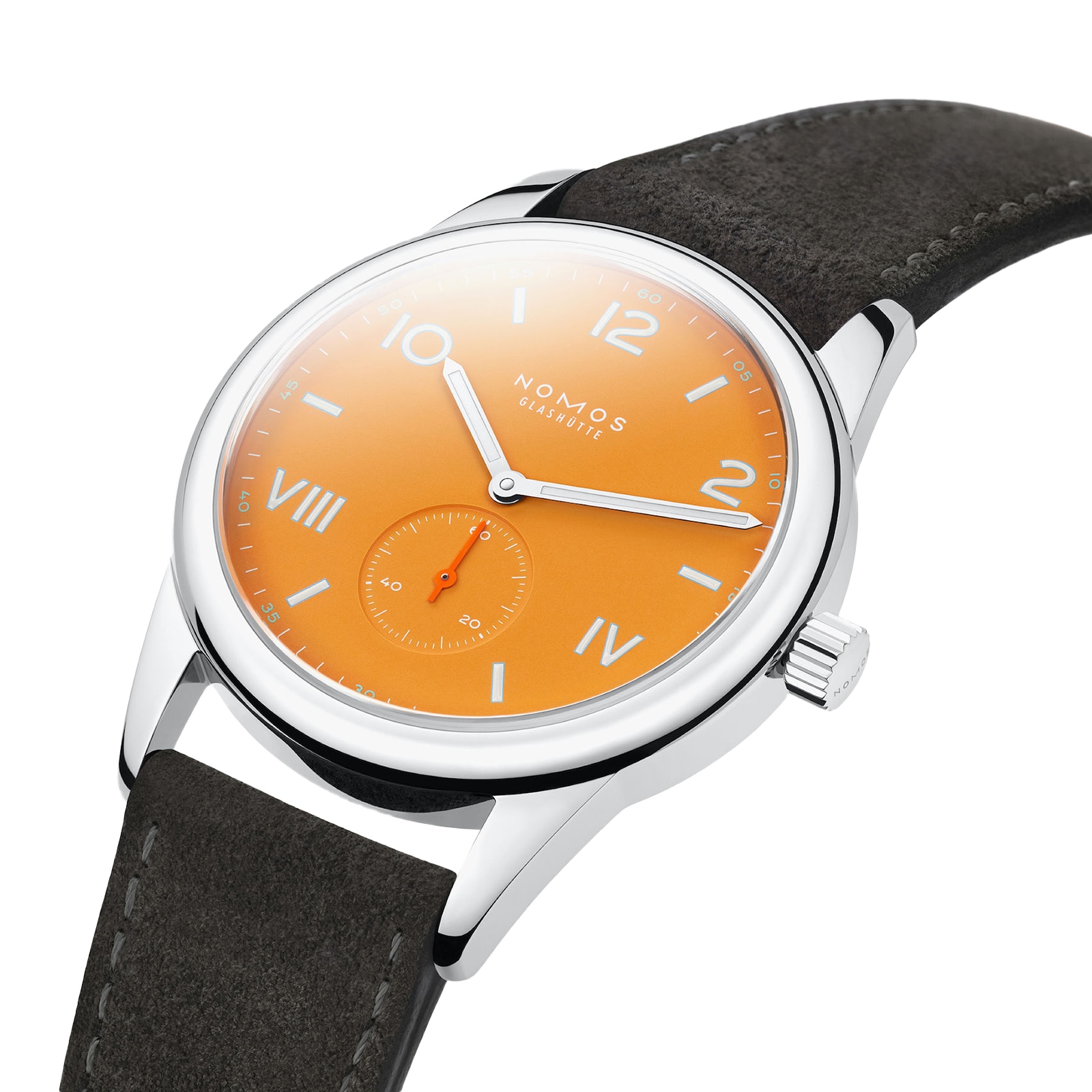 NOMOS Glash tte Club Campus 38 future orange 38.5mm 729 Watches