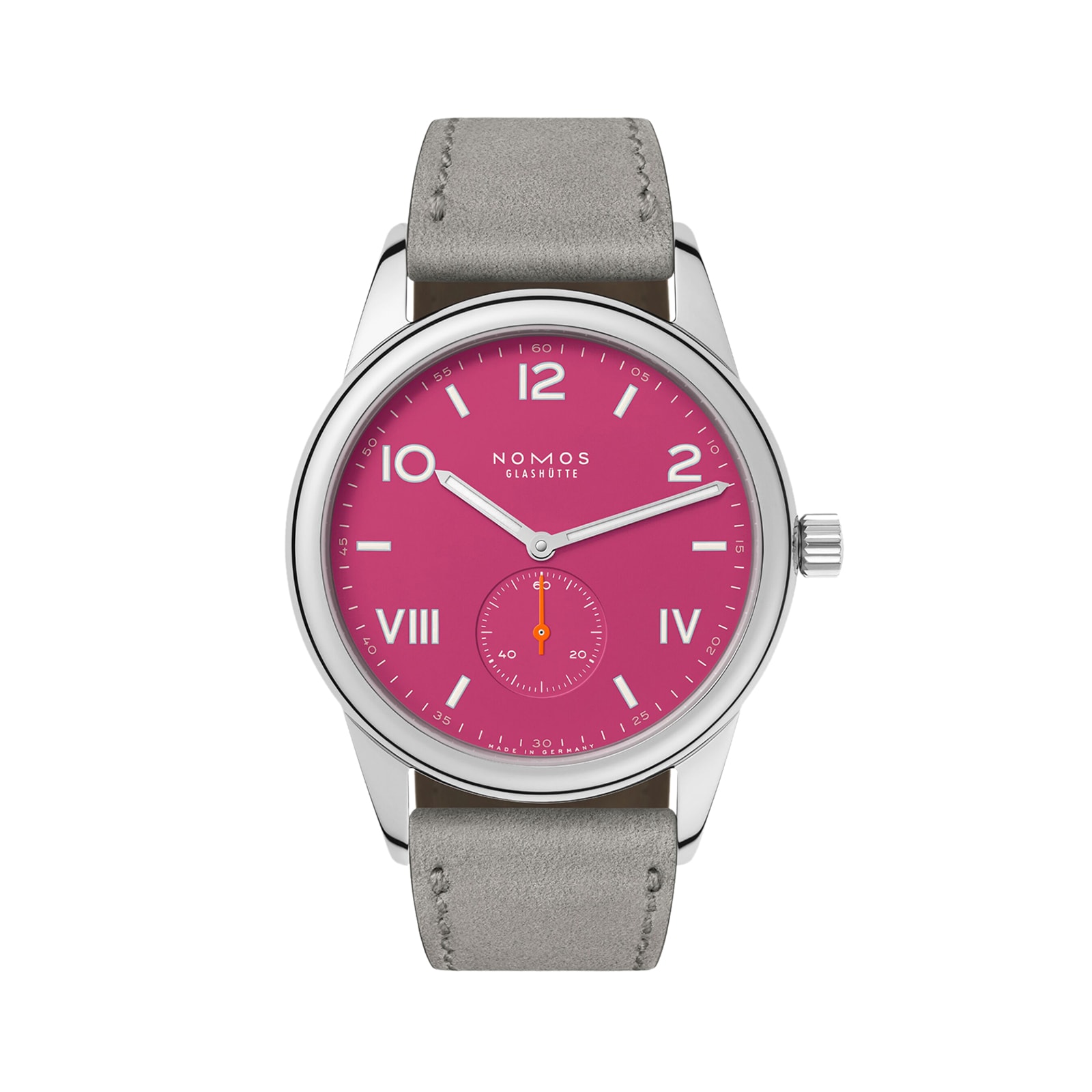 NOMOS Glashutte Club Campus 38mm Deep Pink Watch