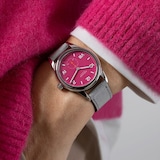 NOMOS Glashutte Club Campus 36mm Ladies Watch Pink