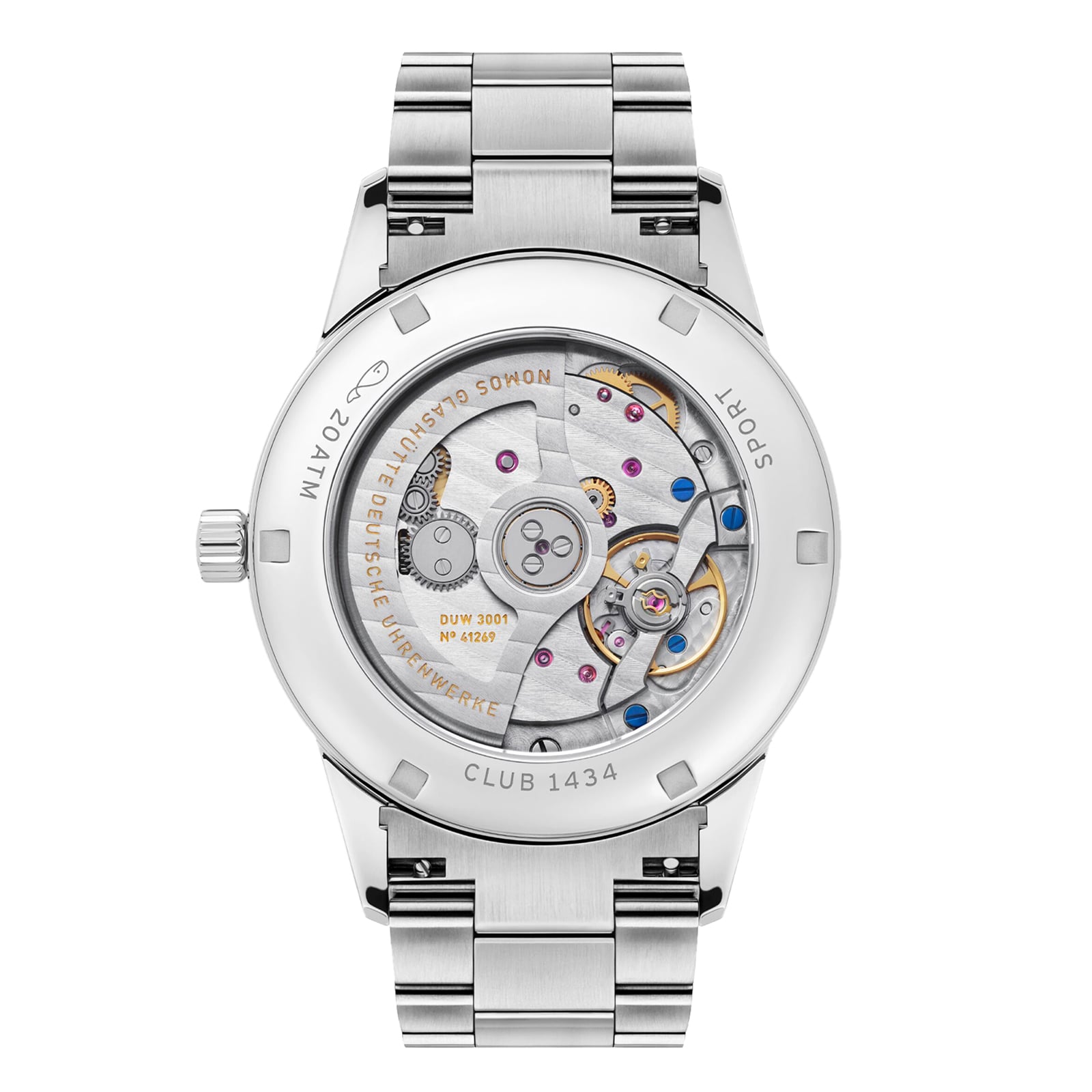 NOMOS Glashutte Club Sport Neomatik 39 Ember Unisex Watch NOMOS Glashutte Club Sport Neomatik 39 Ember Unisex Watch