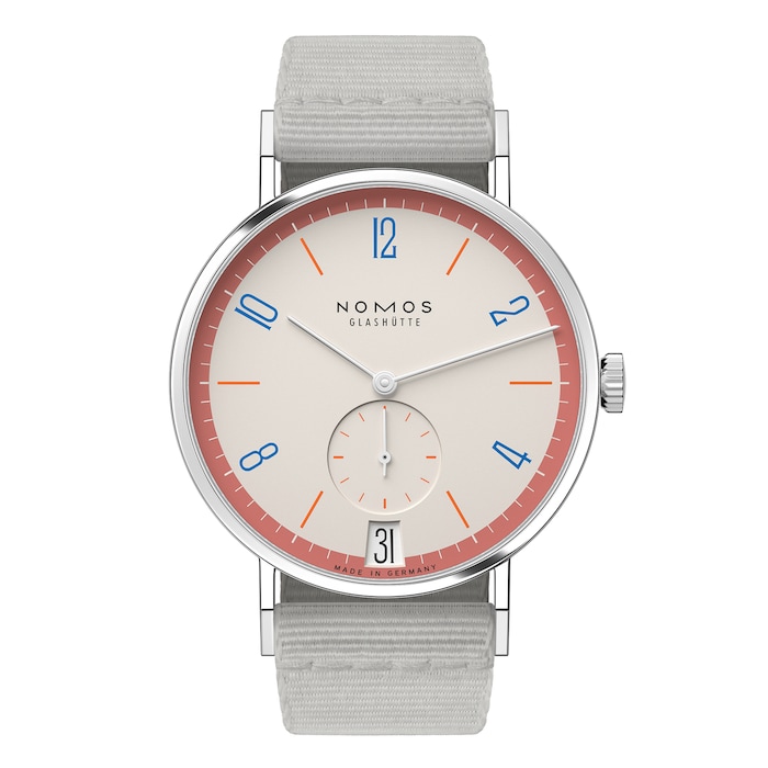 NOMOS Glashutte Tangente 38 Date Love - 175 Years Watchmaking Glashutte