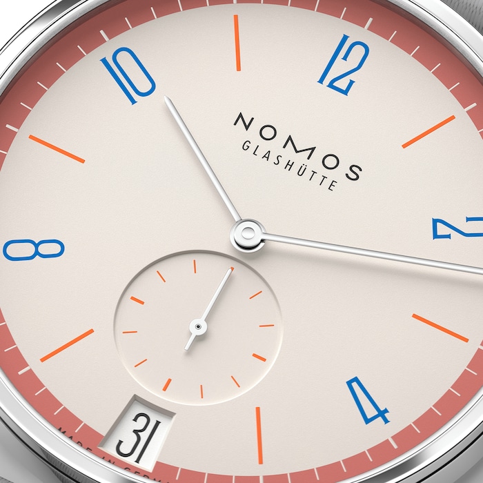 NOMOS Glashutte Tangente 38 Date Love - 175 Years Watchmaking Glashutte