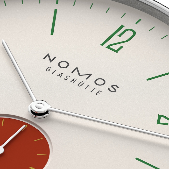 NOMOS Glashutte Tangente 38 Date Stop - 175 Years Watchmaking Glashutte