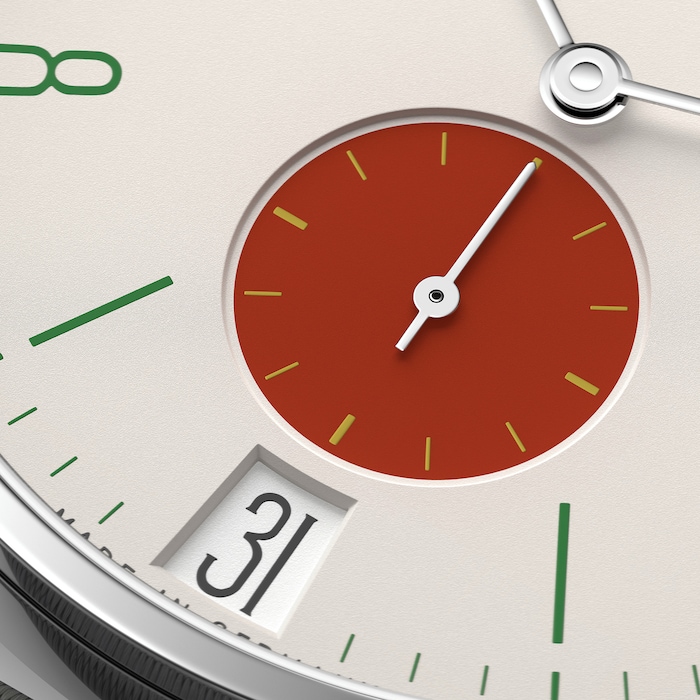 NOMOS Glashutte Tangente 38 Date Stop - 175 Years Watchmaking Glashutte