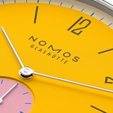 NOMOS Glashutte Tangente 38 Date Katzengold - 175 Years Watchmaking Glashutte