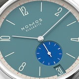 NOMOS Glashutte Tangente 38 Date Super Sardine - 175 Years Watchmaking Glashutte
