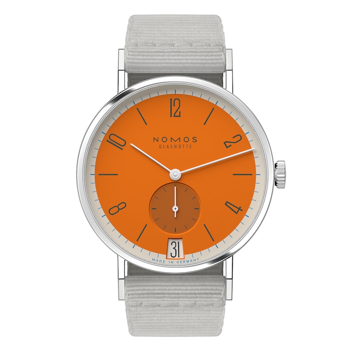 NOMOS Glashutte Tangente 38 Date Boje - 175 Years Watchmaking Glashutte