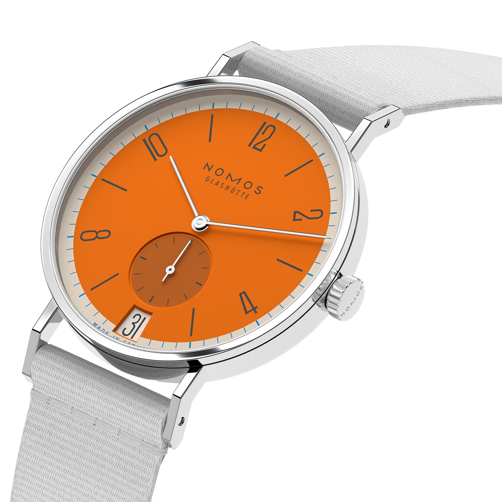 NOMOS Glashutte Tangente 38 Date Boje - 175 Years Watchmaking Glashutte