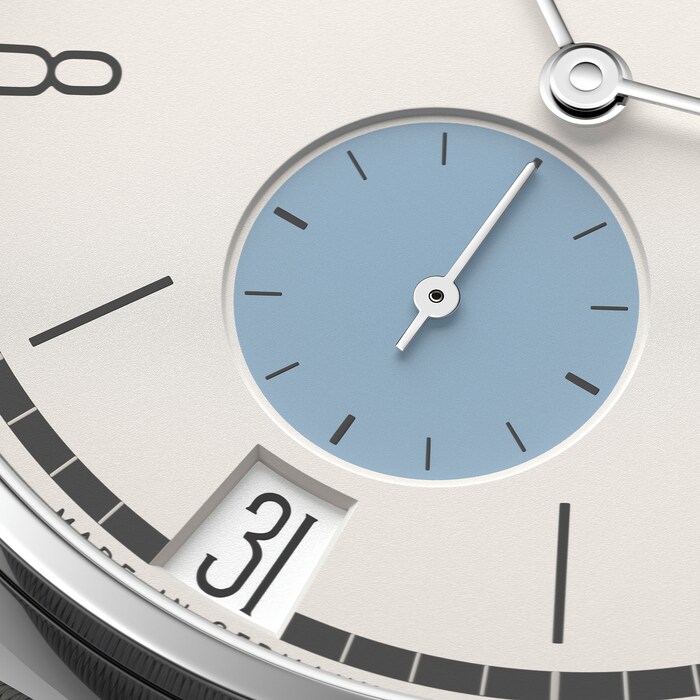 NOMOS Glashutte Tangente 38 Date Schneesturm - 175 Years Watchmaking Glashutte