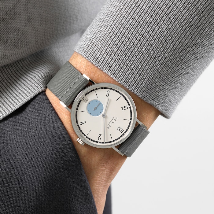 NOMOS Glashutte Tangente 38 Date Schneesturm - 175 Years Watchmaking Glashutte