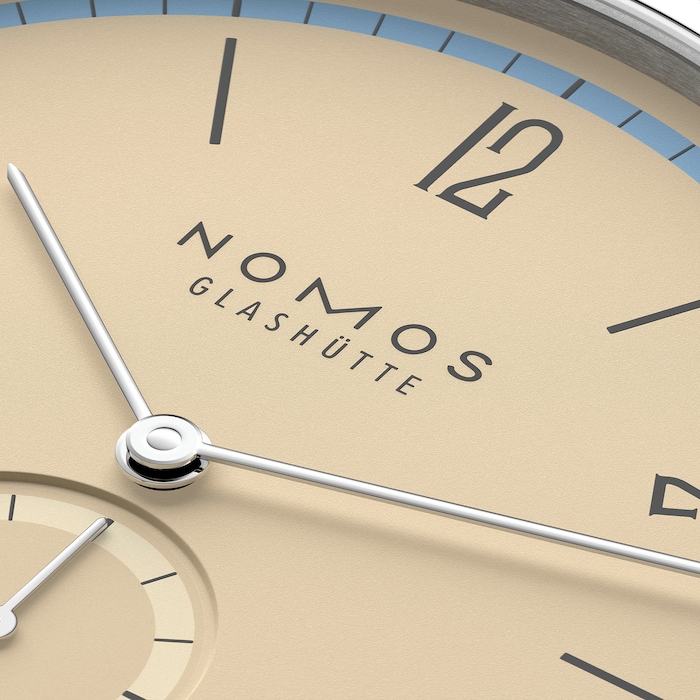 NOMOS Glashutte Tangente 38 Date Ariel - 175 Years Watchmaking Glashutte