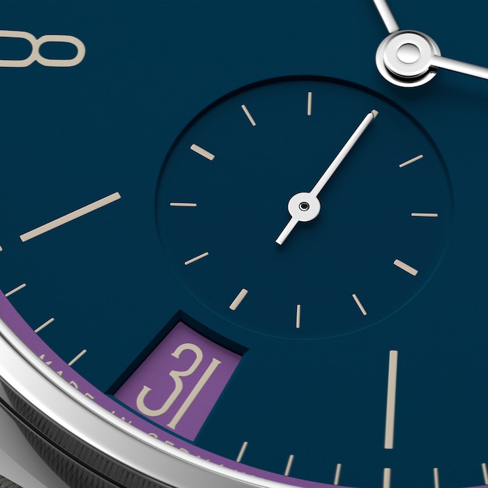 NOMOS Glashutte Tangente 38 Date Nachtgesang - 175 Years Watchmaking Glashutte