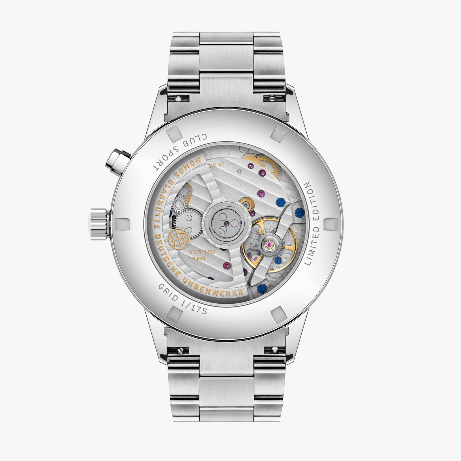 NOMOS Glashütte Club Sport Neomatik Worldtimer 40mm Limited Edition Mens Watch Black