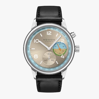 NOMOS Glashutte Club Sport Neomatik Worldtimer Roam Limited Edition 40mm Mens Watch