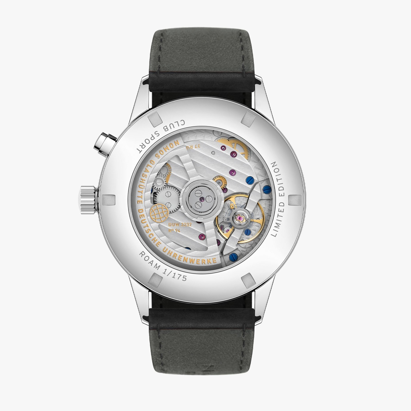 NOMOS Glashutte Club Sport Neomatik Worldtimer Roam Limited Edition 40mm Mens Watch