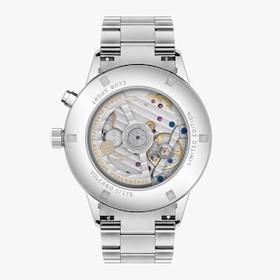 NOMOS Glashutte Club Sport Neomatik Worldtimer Volcano Limited Edition 40mm Mens Watch