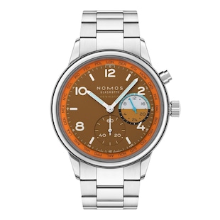 NOMOS Glashutte Club Sport Neomatik Worldtimer Canyon Limited Edition 40mm Mens Watch