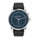 NOMOS Glashutte Zurich Worldtimer Midnight Blue 40mm Mens Watch