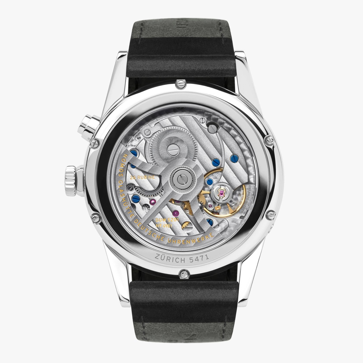 NOMOS Glashutte Zurich Worldtimer Midnight Blue 40mm Mens Watch
