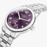 NOMOS Glashutte Club Sport Neomatik 34mm Watch Purple