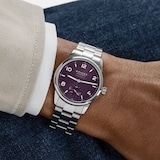 NOMOS Glashutte Club Sport Neomatik 34mm Watch Purple