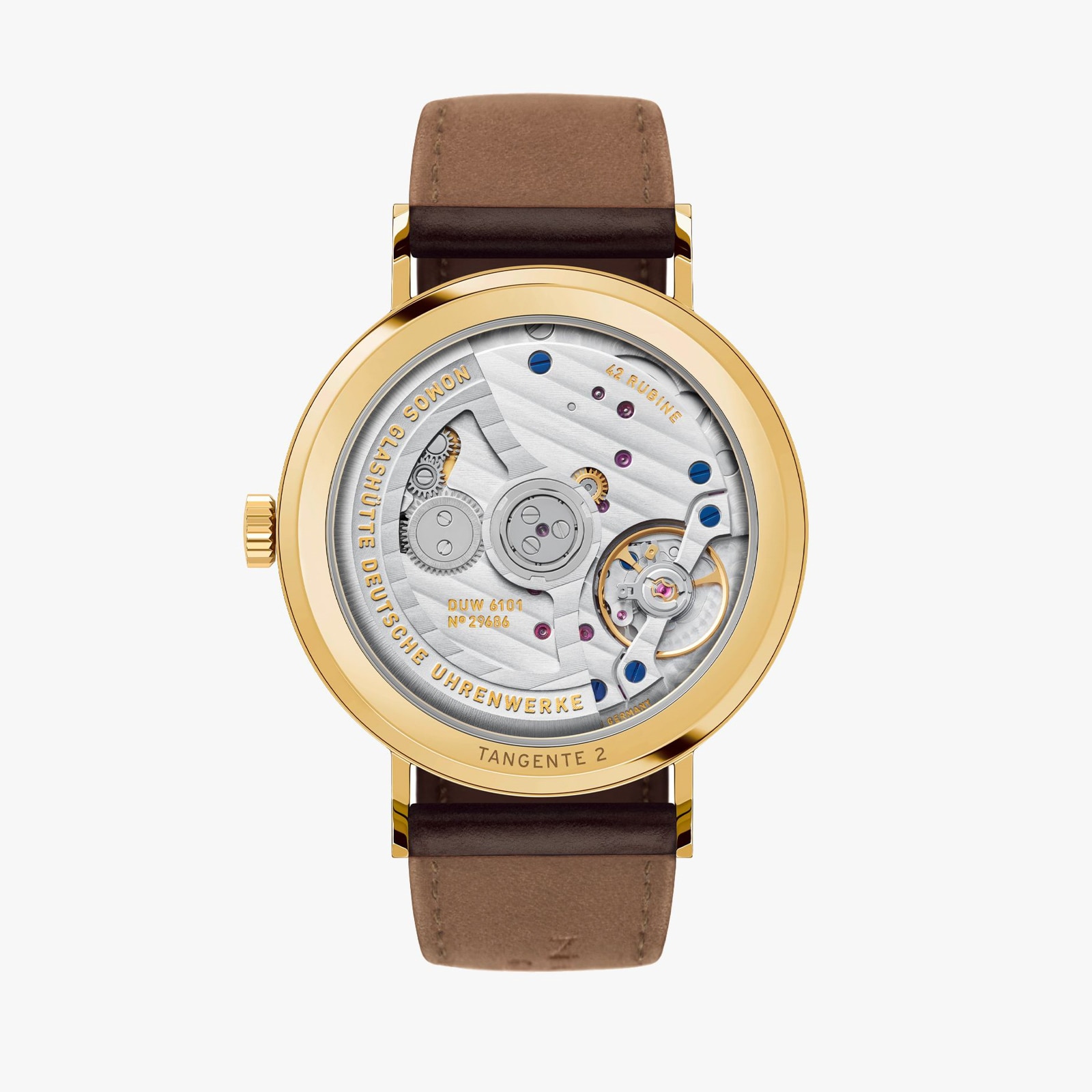 NOMOS Tangente Gold Neomatik Update Dore 38mm Watch White Dial NOMOS Tangente Gold Neomatik Update Dore 38mm Watch White Dial