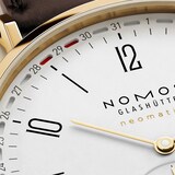 NOMOS Tangente Gold Neomatik Update Dore 38mm Watch White Dial