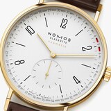 NOMOS Tangente Gold Neomatik Update Dore 38mm Watch White Dial