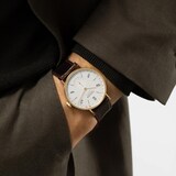 NOMOS Tangente Gold Neomatik Update Dore 38mm Watch White Dial