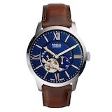 Fossil Townsman Automatic Cream Dial Mens Watch