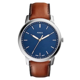 17230800 - Minimalist Blue Dial Mens Watch